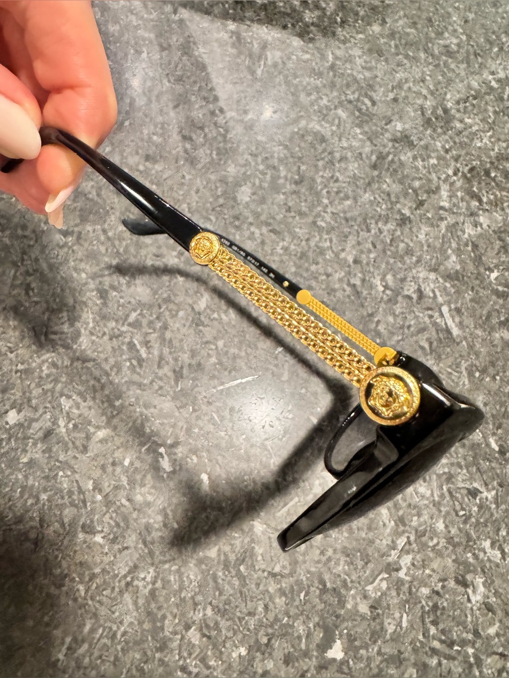 Versace Medusa Black/ Gold Frames Sunglasses - Picture 5 of 8
